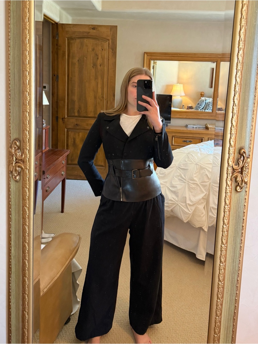 Rare Tom Ford Leather Jacket and Pant Set